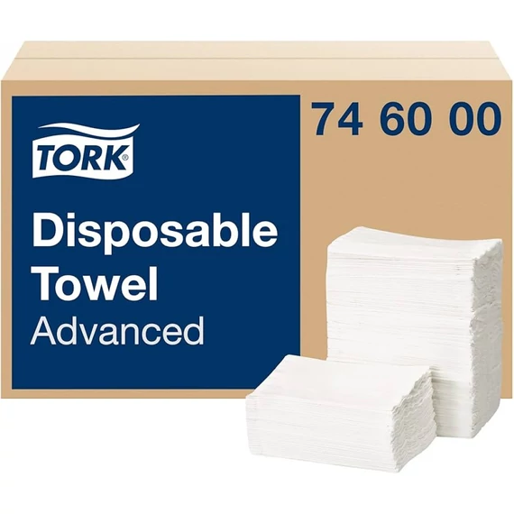 Törlőkendő eldobható orvosi TORK 5r. fehér 250lap/# 70x30cm/lap