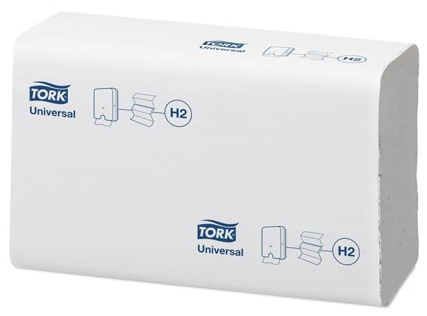 Kéztörlő hajtogatott Univ.multifold H2 TORK 2r.fehér 20x237lap 23,4x21,3