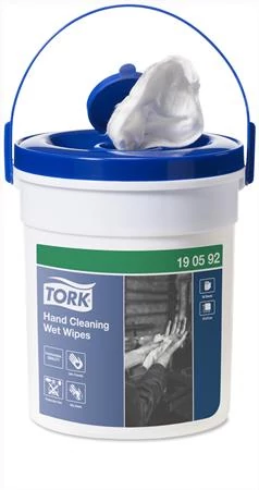 Nedves kendő kéztisztító W14 TORK 4vödör/karton